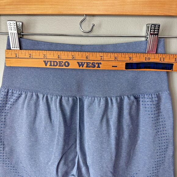 Gymshark Dry High Rise Leggings Blue Size Small Yoga Pants Workout Wear - Picture 5 of 5